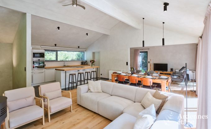 Ger�umiges Chalet f�r 8 Personen mit Sauna im Wald rund um Durbuy