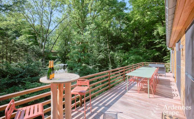 Ger�umiges Chalet f�r 8 Personen mit Sauna im Wald rund um Durbuy