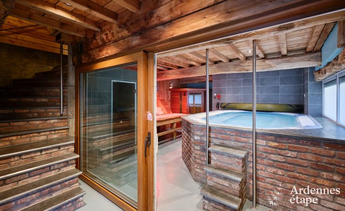 Ferienhaus Durbuy 24/30 Pers. Ardennen Schwimmbad Wellness