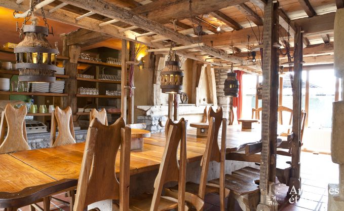 Ferienhaus Durbuy 24/30 Pers. Ardennen Schwimmbad Wellness