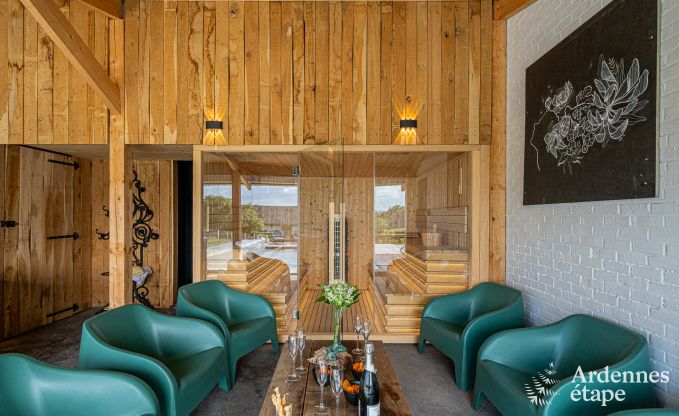 Ferienhaus Durbuy 10/12 Pers. Ardennen Schwimmbad Wellness