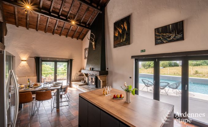 Ferienhaus Durbuy 10/12 Pers. Ardennen Schwimmbad Wellness