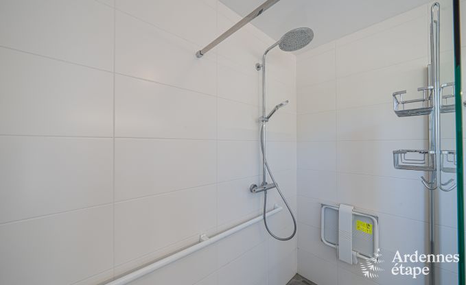 Chalet in Durbuy fr 12 Personen mit Jacuzzi, Sauna, Holzofen und Schwimmbad