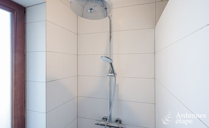 Chalet in Durbuy fr 12 Personen mit Jacuzzi, Sauna, Holzofen und Schwimmbad