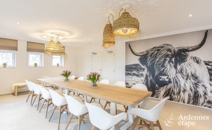 Luxusvilla Durbuy 14 Pers. Ardennen Schwimmbad Wellness Behinderten gerecht