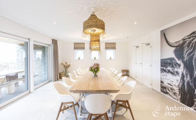 Luxusvilla Durbuy 14 Pers. Ardennen Schwimmbad Wellness Behinderten gerecht