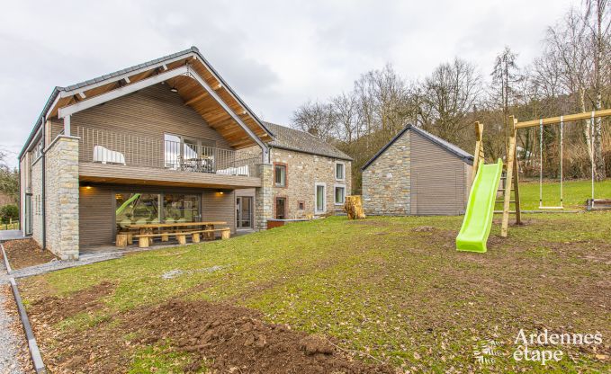 Luxusvilla Durbuy 14 Pers. Ardennen Schwimmbad Wellness Behinderten gerecht