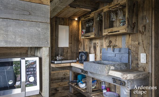 Einzigartiger Aufenthalt f�r 2 Personen in Durbuy mit Holzpelletkamin, Grill und Privatgarten