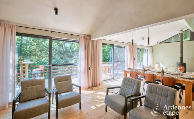 Ger�umiges Chalet f�r 8 Personen mit Sauna im Wald rund um Durbuy