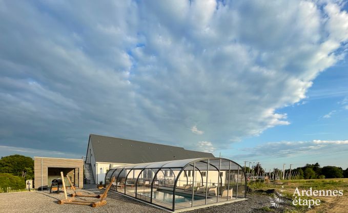 Ferienhaus Durbuy 16 Pers. Ardennen Schwimmbad Wellness Behinderten gerecht