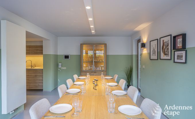 Unvergesslicher Aufenthalt in Durbuy: Ger�umiges Ferienhaus f�r 18 Personen mit Luxusausstattung im Herzen der Ardennen