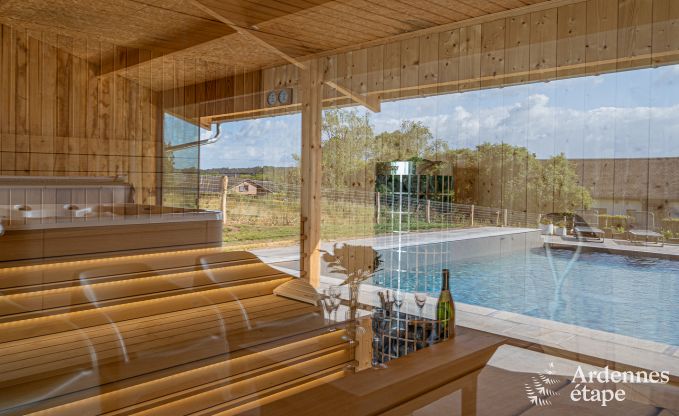 Ferienhaus Durbuy 10/12 Pers. Ardennen Schwimmbad Wellness