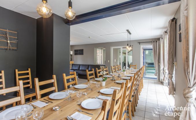 Ferienhaus Durbuy 22 Pers. Ardennen Schwimmbad Behinderten gerecht