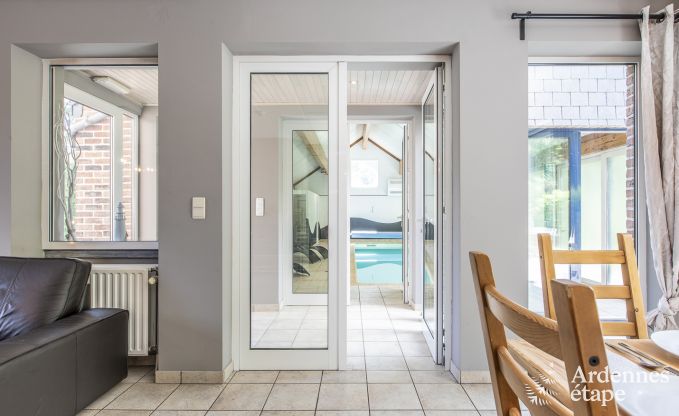 Ferienhaus Durbuy 22 Pers. Ardennen Schwimmbad Behinderten gerecht