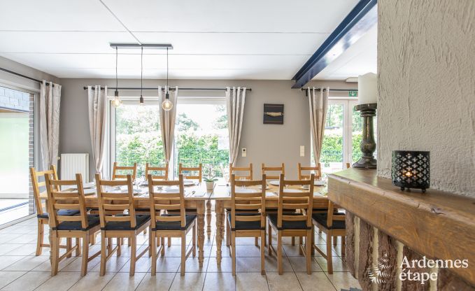 Ferienhaus Durbuy 22 Pers. Ardennen Schwimmbad Behinderten gerecht