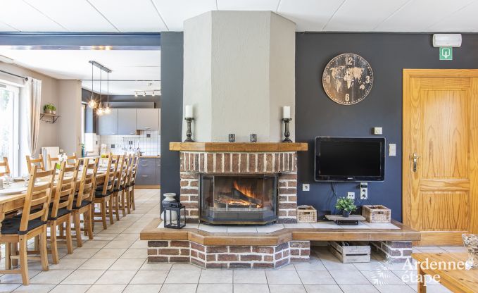 Ferienhaus Durbuy 22 Pers. Ardennen Schwimmbad Behinderten gerecht