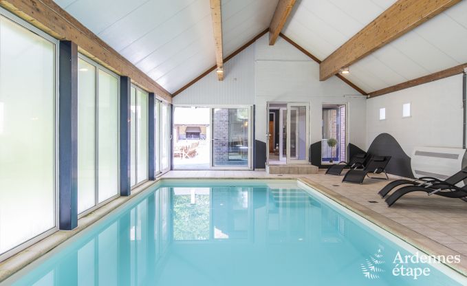 Ferienhaus Durbuy 22 Pers. Ardennen Schwimmbad Behinderten gerecht