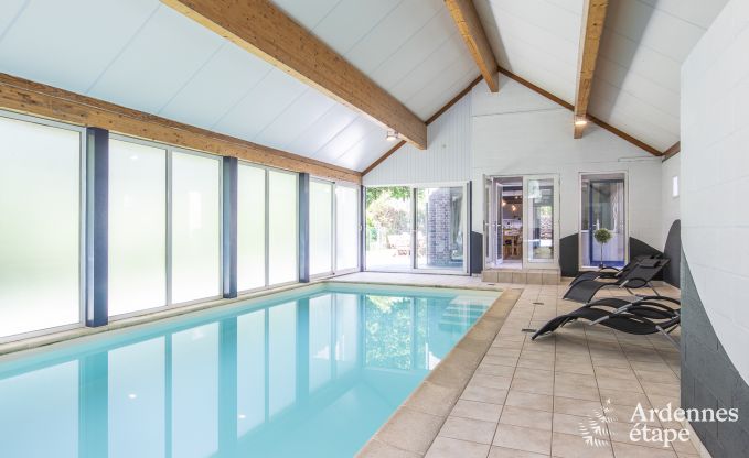 Ferienhaus Durbuy 22 Pers. Ardennen Schwimmbad Behinderten gerecht