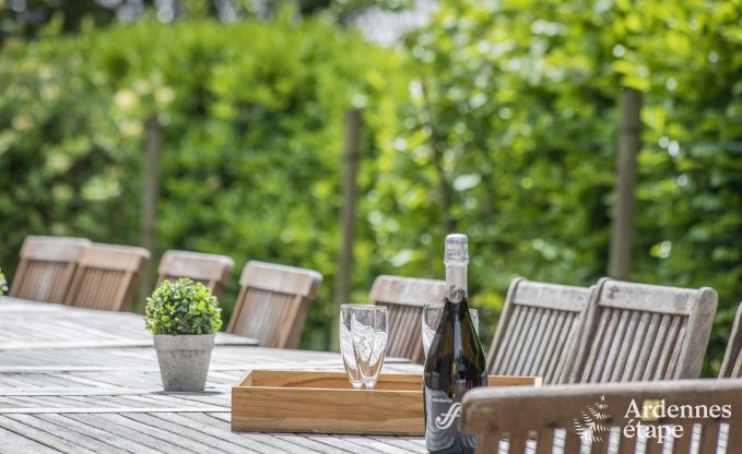 Ferienhaus Durbuy 22 Pers. Ardennen Schwimmbad Behinderten gerecht