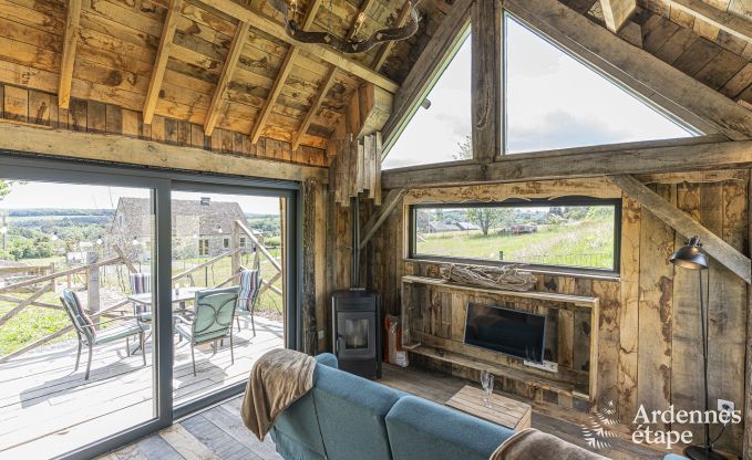 Einzigartiger Aufenthalt f�r 2 Personen in Durbuy mit Holzpelletkamin, Grill und Privatgarten