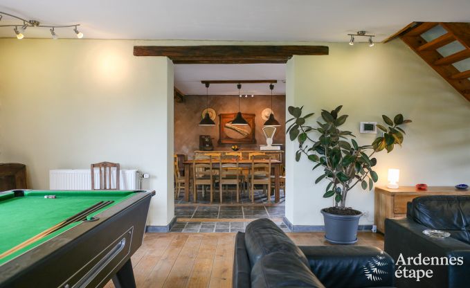 Gerumiges Haus fr 12 Personen in Ereze, 6 Schlafzimmer, Sauna, Jacuzzi, Spielzimmer, Ardennen