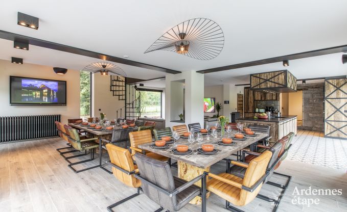 Luxusvilla Erez�e 25 Pers. Ardennen Schwimmbad Wellness
