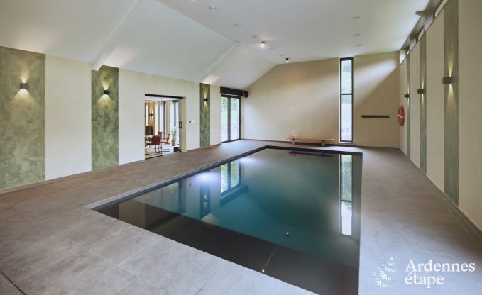 Luxurise Villa in Ereze mit 9 Schlafzimmern, 9 Badezimmern, Hallenbad, Sauna und groem Garten fr 24 Personen