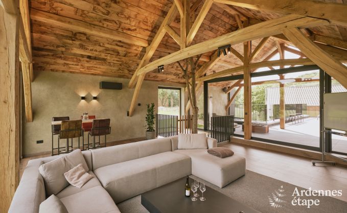 Luxurise Villa in Ereze mit 9 Schlafzimmern, 9 Badezimmern, Hallenbad, Sauna und groem Garten fr 24 Personen