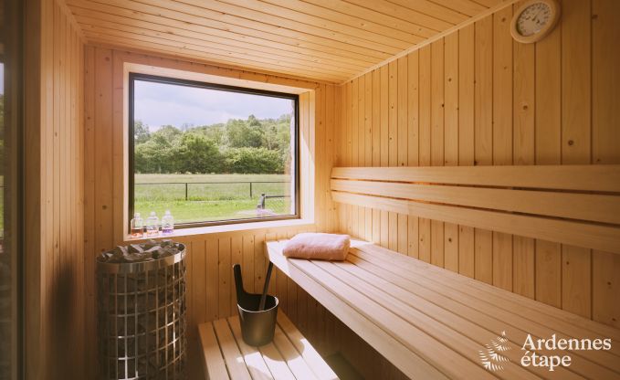 Luxurise Villa in Ereze mit 9 Schlafzimmern, 9 Badezimmern, Hallenbad, Sauna und groem Garten fr 24 Personen