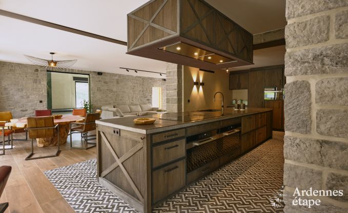 Luxurise Villa in Ereze mit 9 Schlafzimmern, 9 Badezimmern, Hallenbad, Sauna und groem Garten fr 24 Personen