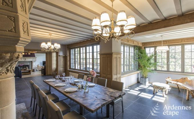 Schloss Ereze 12/15 Pers. Ardennen Schwimmbad Wellness Behinderten gerecht