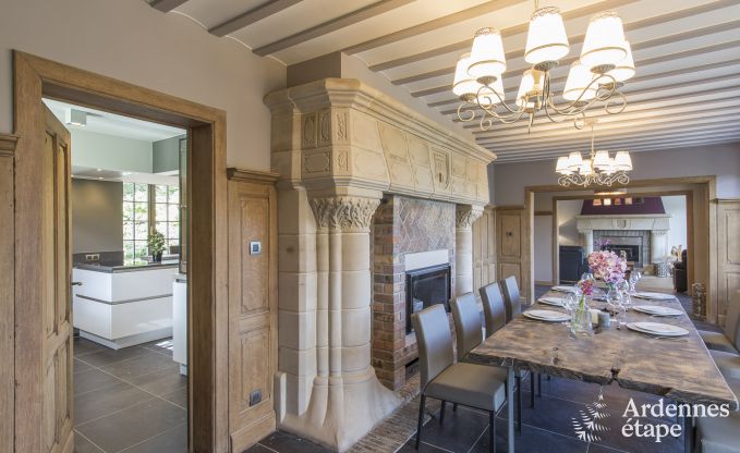 Schloss Ereze 12/15 Pers. Ardennen Schwimmbad Wellness Behinderten gerecht