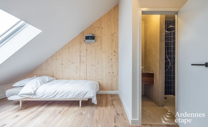 Gerumiges Ferienhaus in Ereze mit Schwimmbad und Fitnessraum fr 38 Sportler