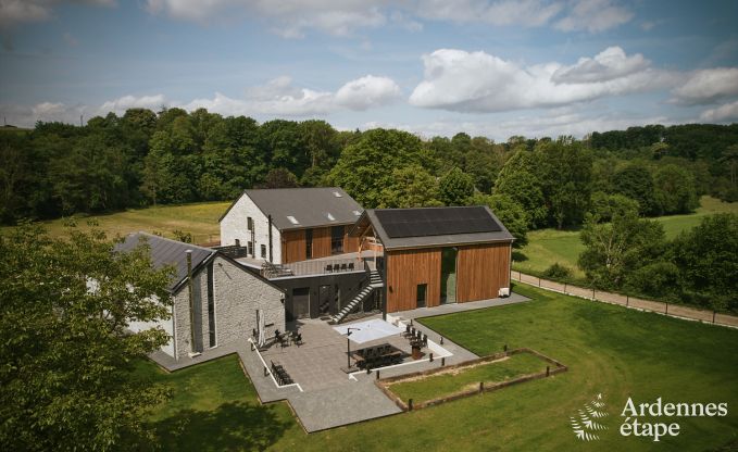 Luxurise Villa in Ereze mit 9 Schlafzimmern, 9 Badezimmern, Hallenbad, Sauna und groem Garten fr 24 Personen