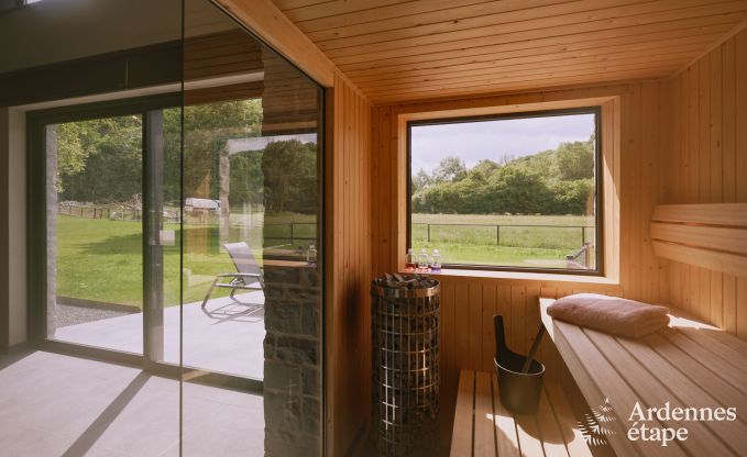 Luxurise Villa in Ereze mit 9 Schlafzimmern, 9 Badezimmern, Hallenbad, Sauna und groem Garten fr 24 Personen