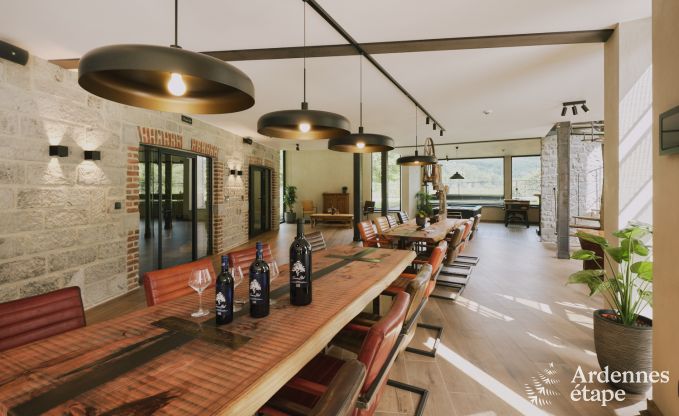 Luxurise Villa in Ereze mit 9 Schlafzimmern, 9 Badezimmern, Hallenbad, Sauna und groem Garten fr 24 Personen