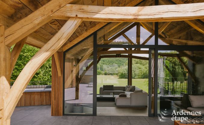 Luxurise Villa in Ereze mit 9 Schlafzimmern, 9 Badezimmern, Hallenbad, Sauna und groem Garten fr 24 Personen