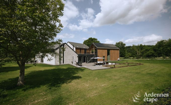 Luxurise Villa in Ereze mit 9 Schlafzimmern, 9 Badezimmern, Hallenbad, Sauna und groem Garten fr 24 Personen