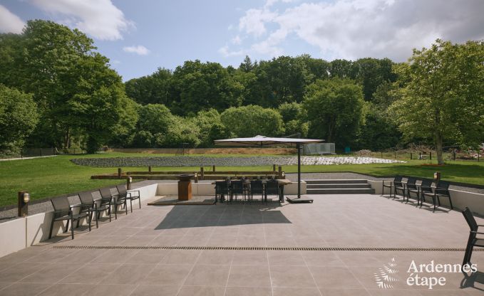 Luxurise Villa in Ereze mit 9 Schlafzimmern, 9 Badezimmern, Hallenbad, Sauna und groem Garten fr 24 Personen