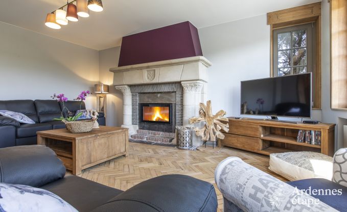 Schloss Ereze 12/15 Pers. Ardennen Schwimmbad Wellness Behinderten gerecht