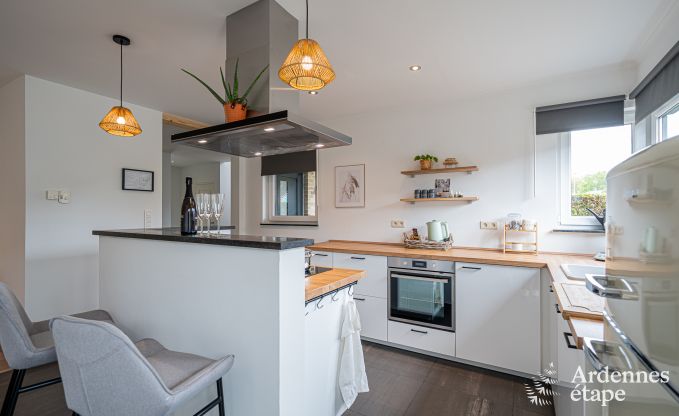 Komfortables Haus fr 7 Personen in Eupen mit 4 Schlafzimmern, moderner Kche, privater Terrasse und Garten