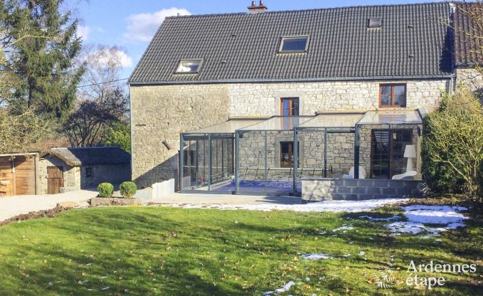 Ferienhaus Ferrires 14 Pers. Ardennen Schwimmbad Wellness