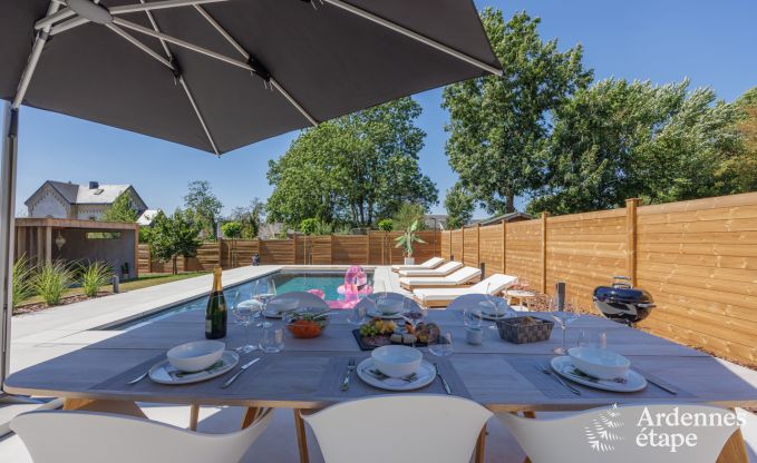 Ferienhaus Florenville 6 Pers. Ardennen Schwimmbad Wellness Behinderten gerecht