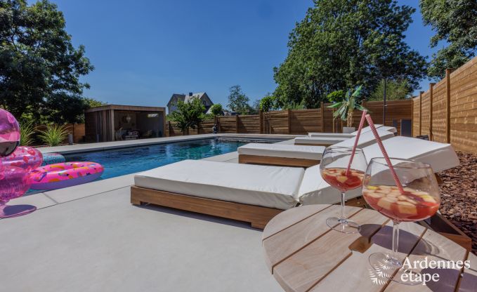 Ferienhaus Florenville 6 Pers. Ardennen Schwimmbad Wellness Behinderten gerecht