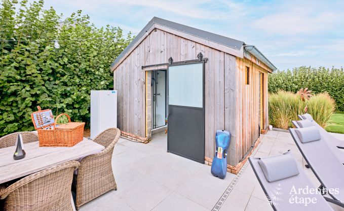 Gerumiges komfortables Ferienhaus fr 10 Personen in Voeren mit privatem Pool, Whirlpool und Garten