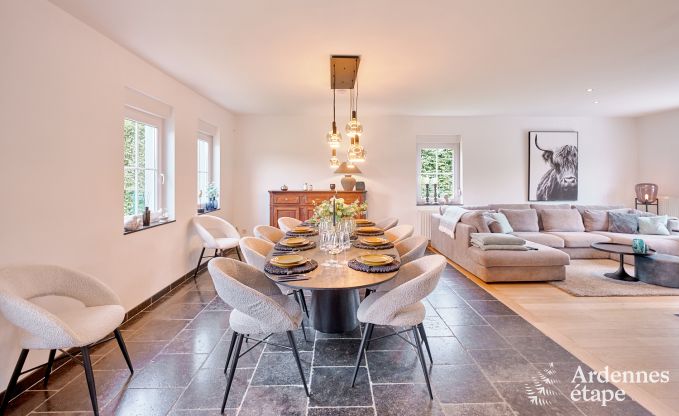 Gerumiges komfortables Ferienhaus fr 10 Personen in Voeren mit privatem Pool, Whirlpool und Garten