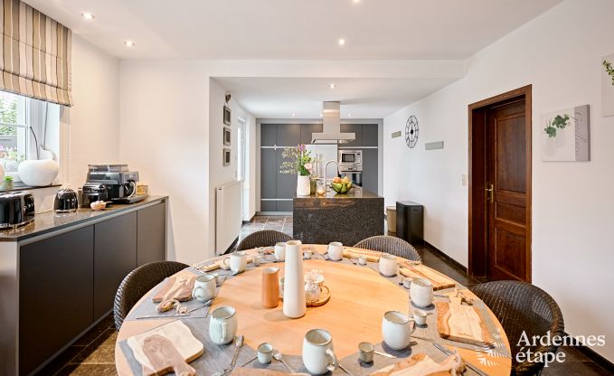 Gerumiges komfortables Ferienhaus fr 10 Personen in Voeren mit privatem Pool, Whirlpool und Garten