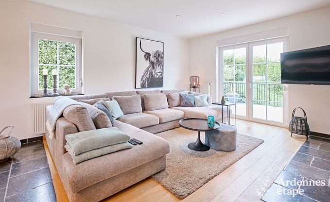 Gerumiges komfortables Ferienhaus fr 10 Personen in Voeren mit privatem Pool, Whirlpool und Garten