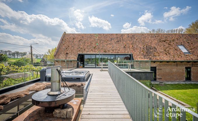 Ferienhaus Frasnes-lez-Anvaing 16/17 Pers. Ardennen Schwimmbad Wellness