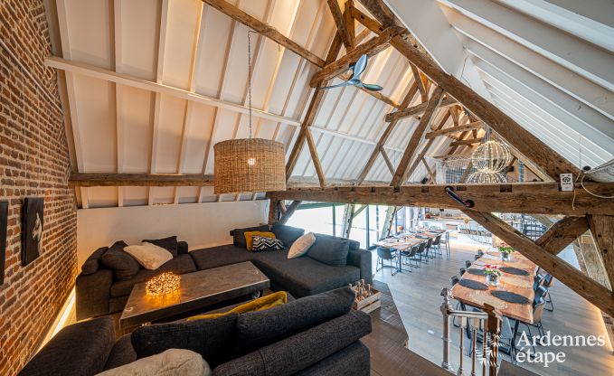 Ferienhaus Frasnes-lez-Anvaing 16/17 Pers. Ardennen Schwimmbad Wellness